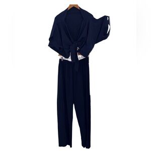 Amazon Navy Top & Bottom Set